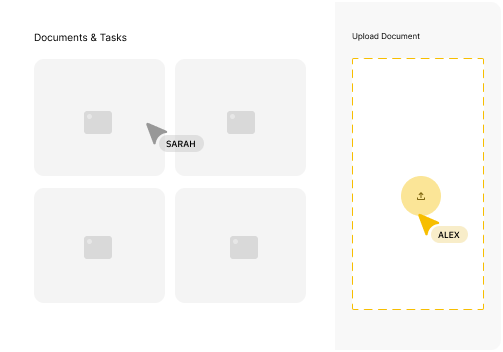 Document and Tasks, Upload documents