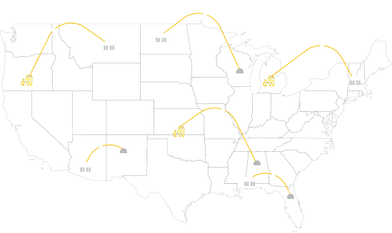 USA map